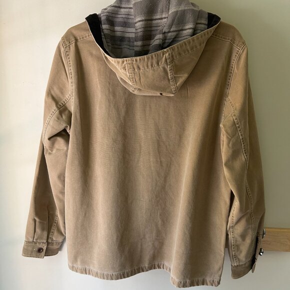 NWOT J. Crew Wallace & Barnes Fleece Lined Hooded Canvas Jacket - Picture 3 of 5